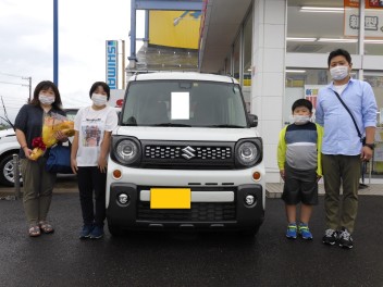 スペーシアギアを納車させていただきました！